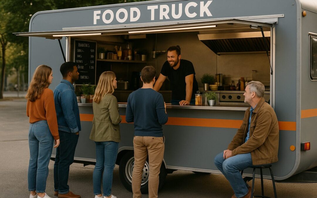 Du hast einen Foodtruck oder Imbisswagen – wir haben den Platz. Kostenlos. Deal?